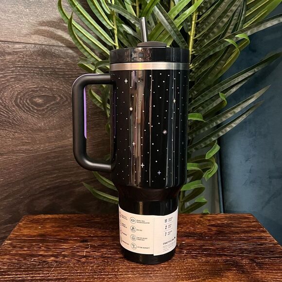 Stanley Halloween 40oz H2.0 Flowstate Quencher Tumbler in Spellcast Black. NWT! - Picture 7 of 10